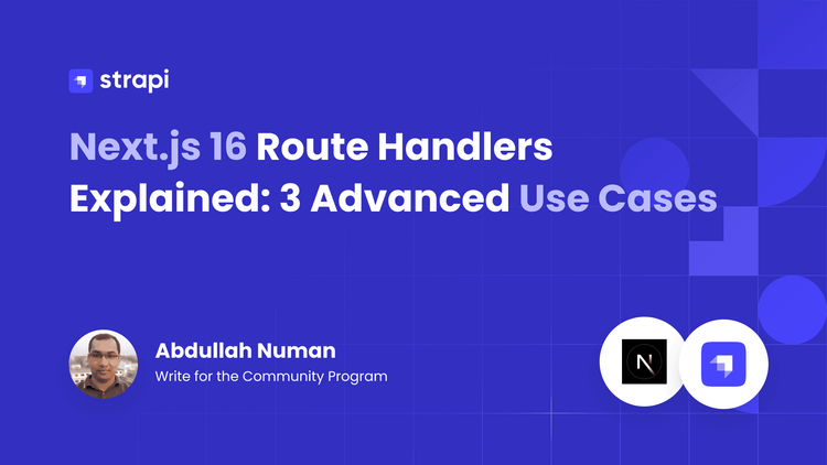 16 intermediate advanced javascript projects to... Next.js 16 Route Handlers Explained: 3 Advanced Use Cases