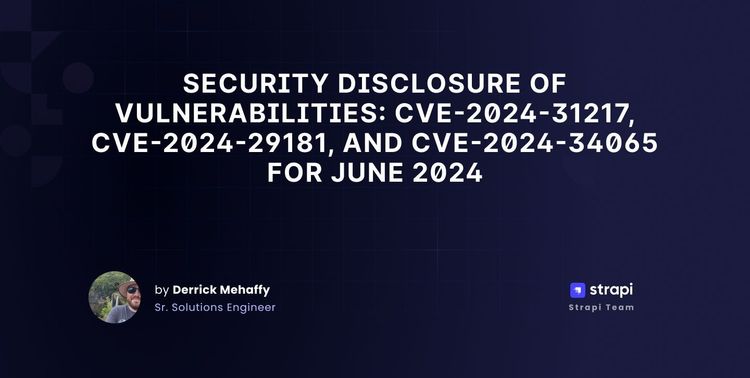 Security Disclosure of Vulnerabilities - June 2024