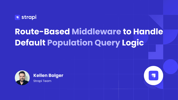 Route-Based Middleware to Handle Default Population Query