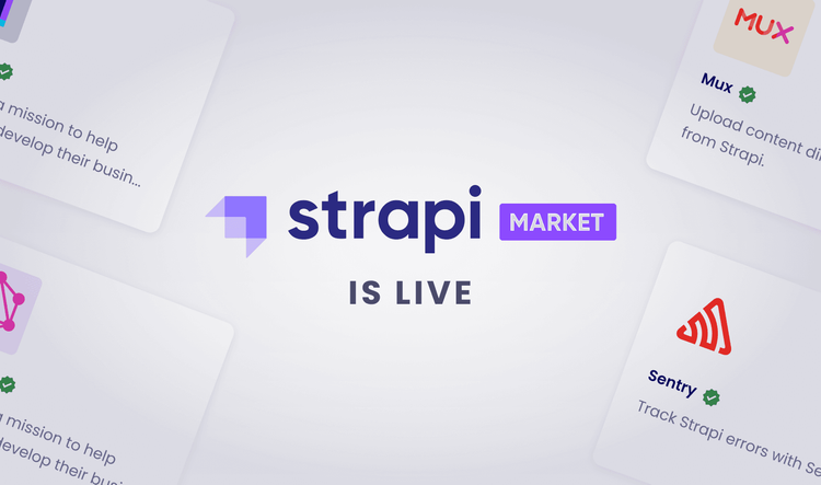 Strapi Market: the official plugin marketplace is live