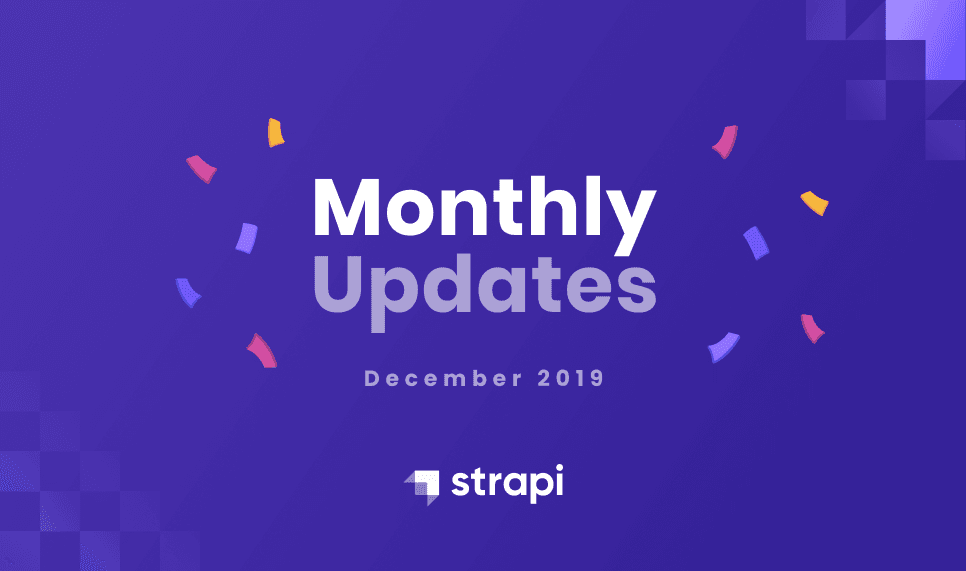 Monthly Update - December 2019