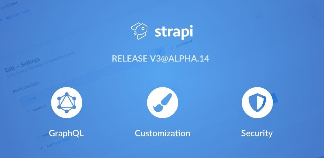 Release v3@alpha.14 - GraphQL Aggregations, Customization & Security π