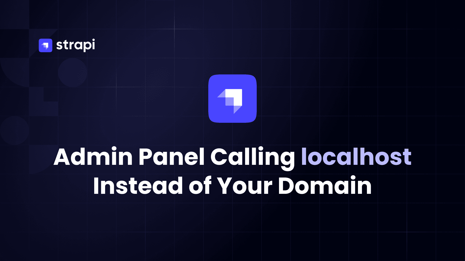 "Refused to connect to http://localhost:1337/admin/init" after deploying Strapi