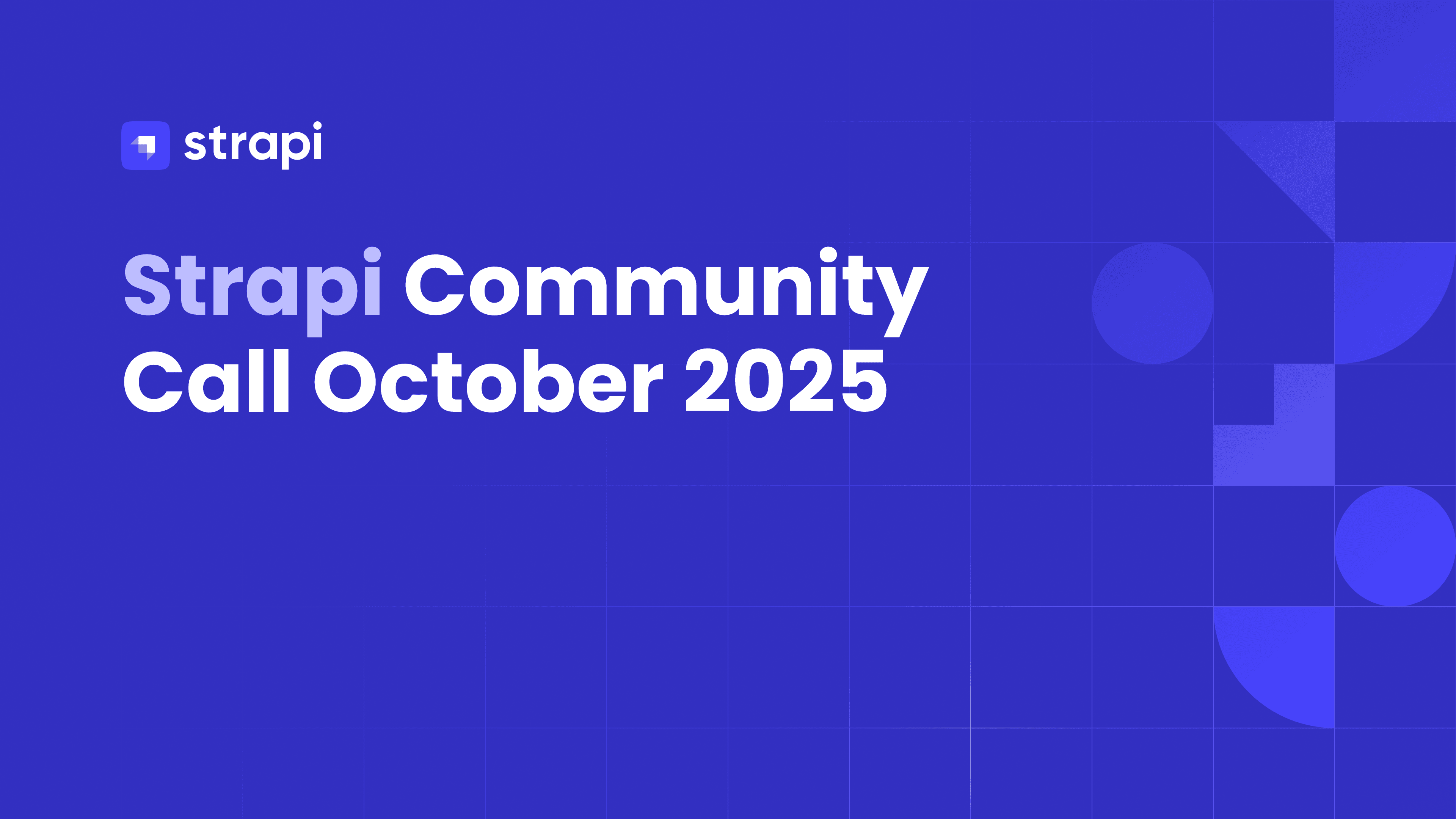 Strapi Community Call