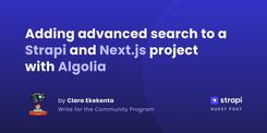Add Search to a Strapi & Next.js project with Algolia