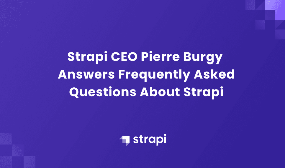 Top 10 questions to Strapi CEO